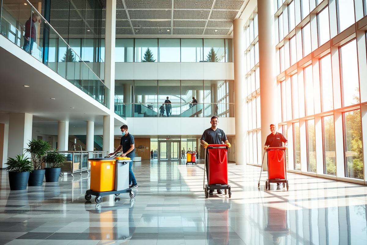 Campus Cleaning Contract — Daily cleaning contract across nine campus buildings