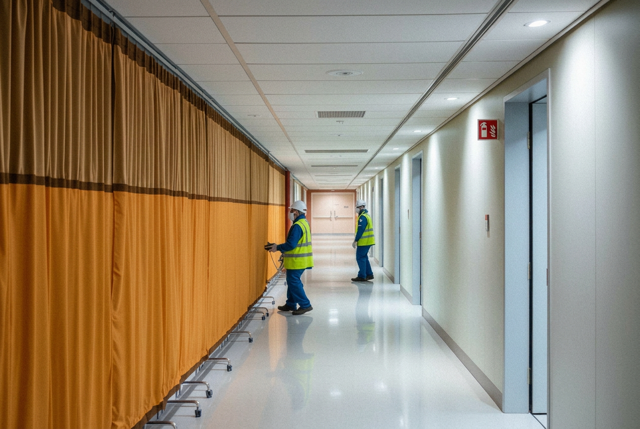 Hospital Wing Enabling Works — Phased soft strip and enabling works within a live hospital