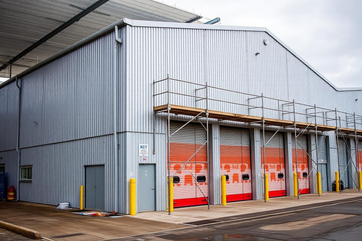 Industrial Unit Refurbishment — Total unit refurbishment including roof and cladding