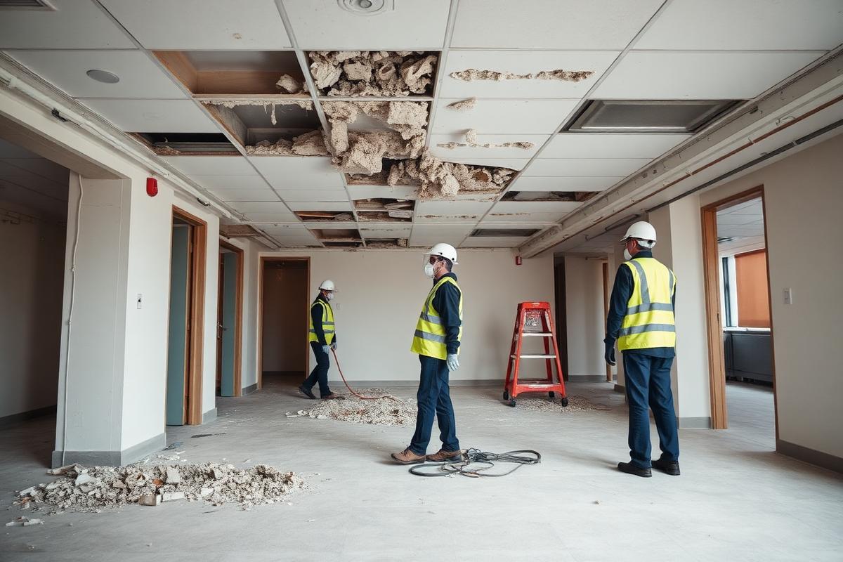 MVLGROUP site team on a commercial project in the UK